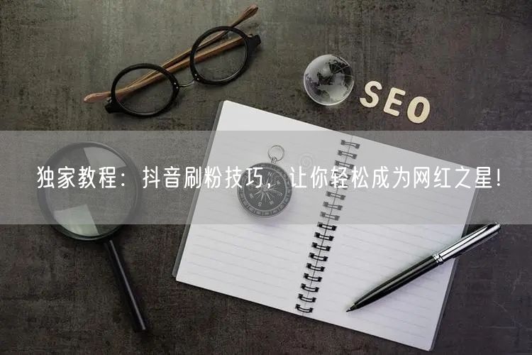 独家教程：抖音刷粉技巧，让你轻松成为网红之星！